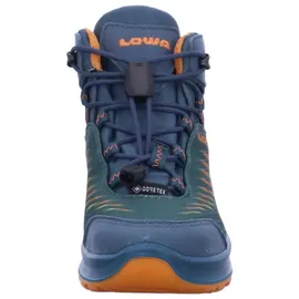 Lowa Kinder Zirrox II GTX Mid Wanderstiefel PETROL/MANGO 26 - 26