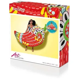 BESTWAY Flirty Fiesta Luftmatratze Paprika 195 x 99 cm