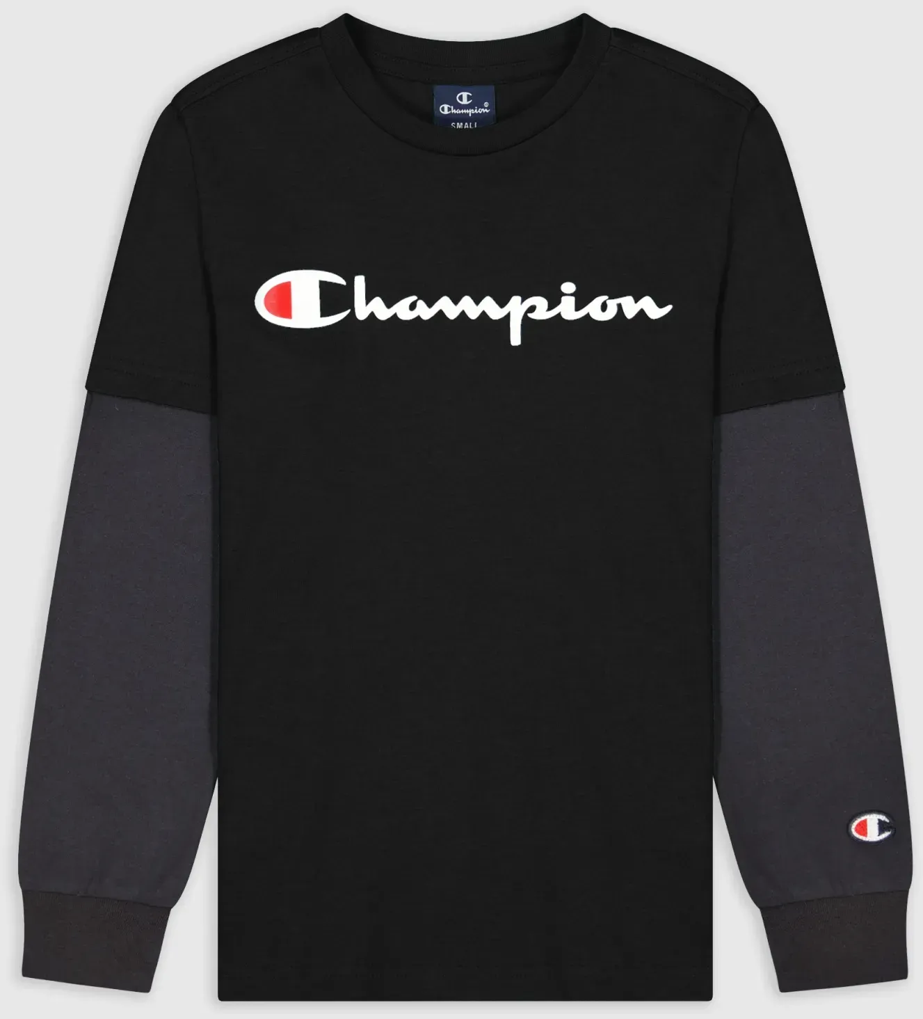 CHAMPION Kinder Long Sleeve T-Shirt NBK/ROW - XL