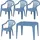 PROGARDEN Kindermonoblock SET hellblau