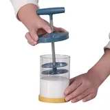 Frischer Sahnespender - Syphone peitschen Edelstahlcreme, sofortige Schlagsahne | Dekorative Beccucci enthalten, ergonomischer Griff, leicht zu reinigen, ideal für Desserts und Desserts