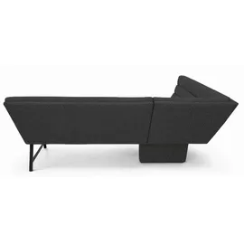 OTTO home Eckbank OTTO HOME "Oregon Küchenbank, Polsterbank, Esszimmerbank, 177x140 cm", dunkelgrau, B:177cm H:90cm T:140cm, Massivholz, Metall, Polyester, Sitzbänke, Eckbank, Moderne Bank und Farben, Sitzplatzanzahl: 4/5, Frei in Raum stellbar