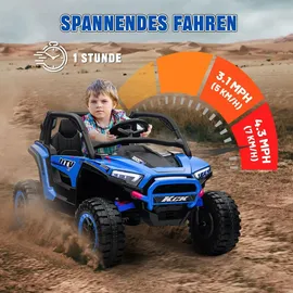 aiyaplay Elektroauto Kinderfahrzeug Blau