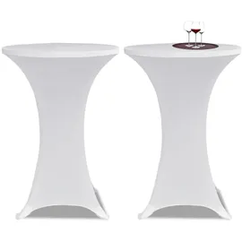 deluke Tischhusse AMAU Weiß Ø 60 cm 2er Set