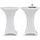 deluke Tischhusse AMAU Weiß Ø 60 cm 2er Set