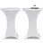 deluke Tischhusse AMAU Weiß Ø 60 cm 2er Set