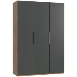 MID.YOU Drehtürenschrank Level 36A 150 x 216 x 58 cm grau