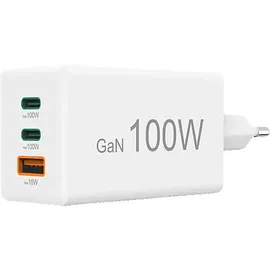 Hama USB-C / USB-A Mini-Ladegerät Universal, Weiß