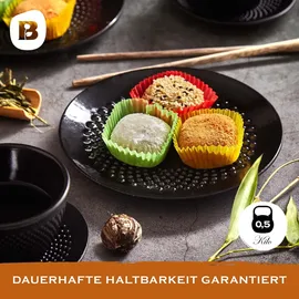 Bonvivre Dessertteller aus emailliertem Gusseisen Ø 15 cm - 2er Set | Kuchenteller Untersetzer Untertasse im asiatischen Stil