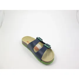 superfit Fussbettpantoffel Blau/Grün 39 EU
