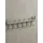 KADIMA DESIGN Wandgarderobe Kadima 60 x 19 x 10 cm Silber