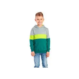 Erima Unisex Kinder Kian Kapuzenpullover (5602202), Everglade/Lime Punch, 128