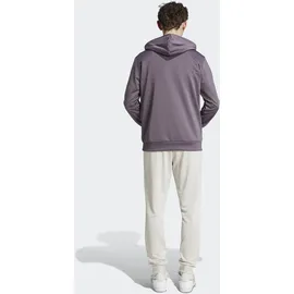adidas Trainingsanzug ADIDAS SPORTSWEAR "M BL FT HD TS", Herren, Gr. L, grau (grau strata), Obermaterial: 100% Polyester, Sportanzüge Trainingsanzug, Set aus Hose und Hoodie, aus French-Terry-Material, zweiteilig