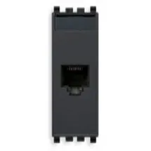 Vimar EIKON Serie – Steckdose RJ45 Netsafe Cat5e UTP grau