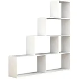 VCM Holz Stand Treppenregal Dubila L