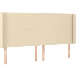 vidaXL Boxspringbett 200 x 200 cm Creme