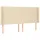 vidaXL Boxspringbett 200 x 200 cm Creme