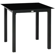 Outsunny Gartentisch Schwarz,