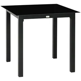 Outsunny Gartentisch Schwarz,