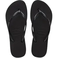 Havaianas Damen Slim Flatform Zehentrenner,Schwarz,33/34 EU