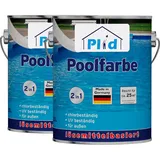 Plid Beton Poolfarbe Poolblau seidenglänzend 5 l