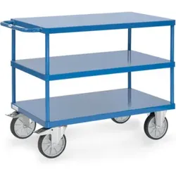 Fetra Tischwagen 2421B - Stahlblech-Plattformen bündig