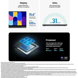 Samsung Galaxy Book5 360 Intel Core Ultra 5 226V 16 GB RAM 512 GB SSD Win11 Home