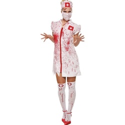 Party x People Zombie-Kostüm Bloody Nurse Krankenschwester für Damen 40 – 40