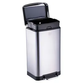 Dirt Devil Tretmülleimer 30 l Silber