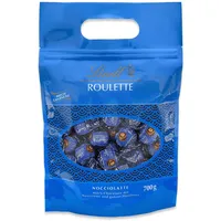 Lindt Schokolade ROULETTE Kugeln Nocciolatte | 700 g | Vollmilchschokolade mit einer ganzen Haselnuss eingebettet in Haselnusscreme | Pralinengeschenk | Schokoladen Großpackung