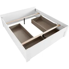 Rauch Bett RAUCH "Scala", weiß, B:185cm H:60cm L:207cm, Betten, Bett, mit Schubkästen in 3 Varianten