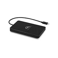 OWC Envoy Ultra Thunderbolt 5 tragbares SSD-Gehäuse, externes Laufwerk, ultraschnell mit TB5-Übertragungsraten über 6000 MB/s, kompatibel mit TB3, TB4 und USB4, funktioniert mit Mac und PC