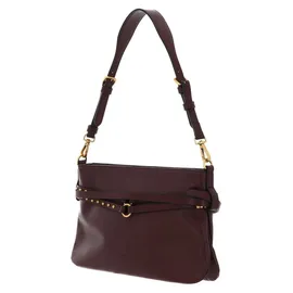 PINKO Belt Bag Mini Schultertasche Leder Burgundy Wine