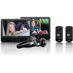 Lenco DVP-939 2x 9" DVD-Player mit Kopfhörern & USB