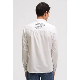 Camp David Langarmhemd Weiß XL