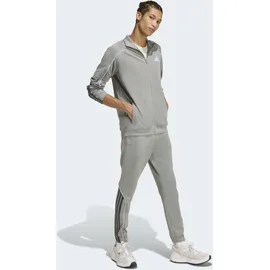 adidas Sportswear Trainingsanzug STADIUM 3-STREIFEN (2-tlg), zweiteiliges Set aus Jacke und Hose, aus leichtem Polyester grau XL (56/58)