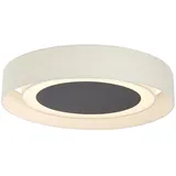 ETC Shop LED Deckenlampe 24W rund weiß beige