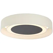 ETC Shop LED Deckenlampe 24W rund weiß beige