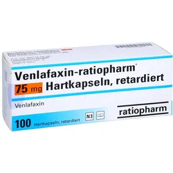 VENLAFAXIN-ratiopharm 75 mg Hartkaps.retardiert 100 St