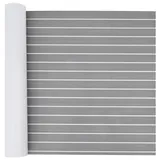 vidaXL Bootsboden Selbstklebend Hellgrau & Weiß 240x90 cm Eva-Schaum,