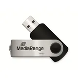 MediaRange Flexi-Drive 16GB schwarz/silber