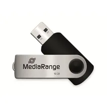 MediaRange Flexi-Drive 16GB schwarz/silber