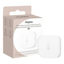 Aqara Temperatursensor und Luftfeuchtesensor TH-S02D Weiß Apple HomeKit, Alexa, Google Home