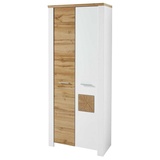 Vito Garderobenschrank MATERIO, 39 x 198 cm Holznachbildung... - 2 Türen - 1 fester Boden - 4 Einlegeböden