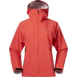 Bergans Damen Essentials 2.5L Shell Regenjacke Peachy Red M