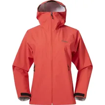Bergans Damen Essentials 2.5L Shell Regenjacke Peachy Red M