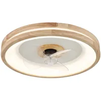 GLOBO Deckenventilator Gatian Alu, Eisen, Stahl & Metall