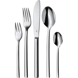 Besteck-Set WMF "Miami", silber (edelstahlfarben), 30 tlg., Cromargan Edelstahl 18/10, Essbesteck-Sets