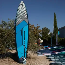 Gladiator PRO 12'6" x 34" SUP Board Set 2026 blau