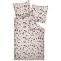 JANINE Davos Floral Lila 135 x 200 cm + 80 x 80 cm